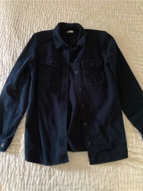 LLBean Vintage Chamois Shirt - Navy